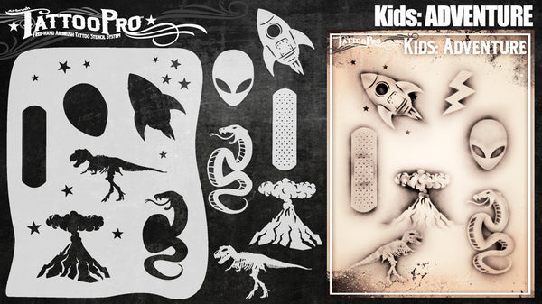 KIDS: Clusters – Tattoo Pro Stencils